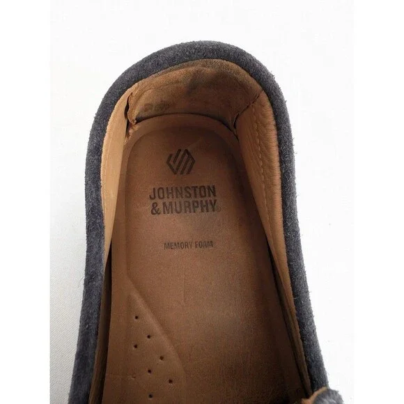 Johnston Murphy Men’s Blue Suede Penny Driving Loafers Shoes Sz 11 Brazil - Picture 10 of 10